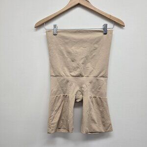 Assets Spanx Remarkable Results Shapwear High-Waist Mid Thigh 1X Nude #10126R